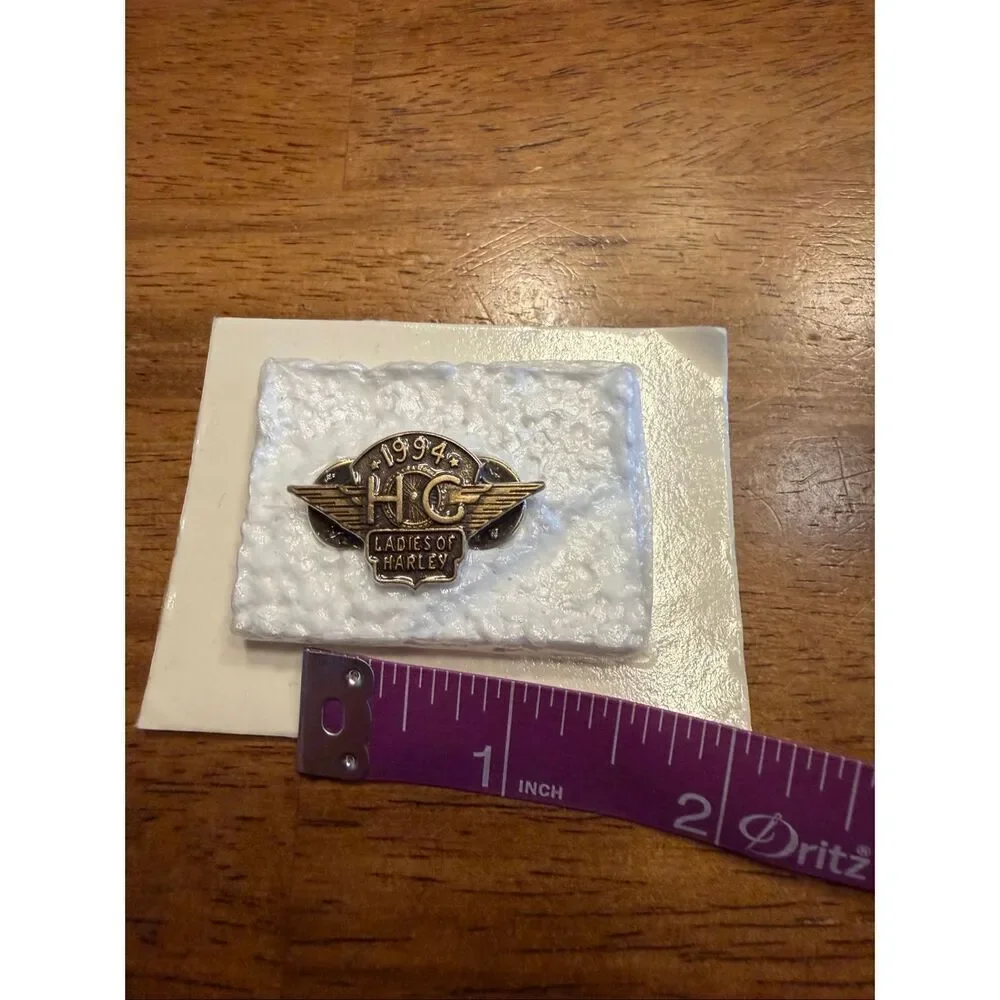 Vintage 1994 Harley Davidson HOG Owners Group Ladies of Harley Women's Vest Pin